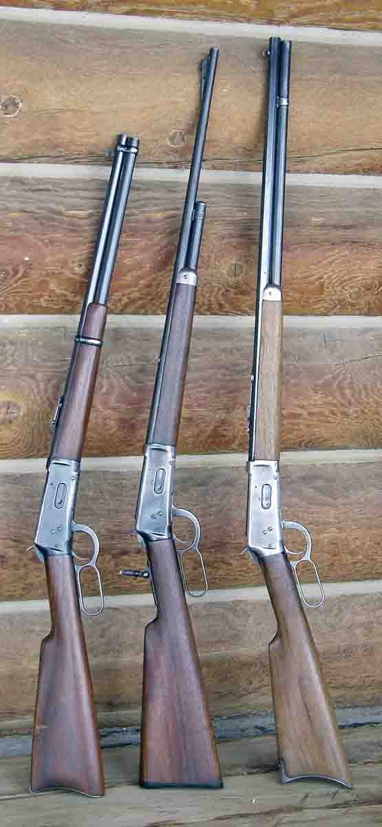 The .25-35 WCF was available in carbine and rifle configurations of the Winchester Model 1894.
